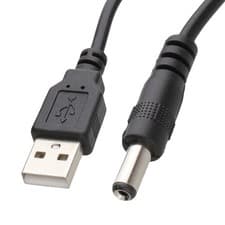 Image of USB to DC Power Cable -USB 2.0 for 2.1mm x 5.5mm 5v 2A 2000mA 2m