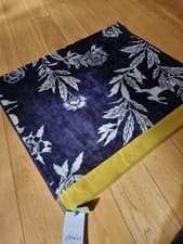 Image of JOULES COUNTRY CRITTERS 100% COTTON BATHROOM BATH TOWEL NAVY 70x130cm x 1 NEW