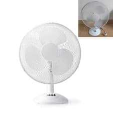 Image of Pedestal Stand &Desk Fan 6" 9" 12" 16" Oscillating 2/3 Speed Cooling Home Office