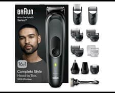 Image of Braun Series 7 All-in-One Style Kit MGK7470 Beard, Head & Body Trimmer 16 in 1 