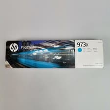 Image of HP 973X Cyan Ink Cartridge F6T81AE Genuine Original Expiry February 2028