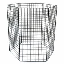 Image of Garden Compost Bin 500 Litre Wire Mesh Recycling Composting Kitchen Waste Leaves
