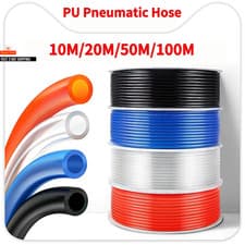 Image of 10M/20M/50M/100M Pneumatic Tubing Pipe PU Polyurethane Tube Air Compressor Hose 