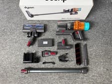 Image of Dyson V15S Detect Absolute Vaccum Cleaner - Black/Reds EU MODEL UK ADAPTER