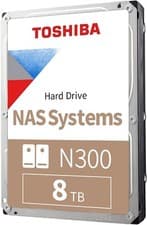 Image of Toshiba 8TB N300 Internal Hard Drive – 24/7 NAS Systems 3.5 Inch SATA HDD