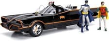Image of Jada Toys 253216001 Batman Classic Batmobile 118 Scale Model Car with Opening Do