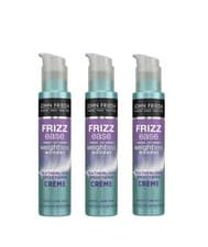 Image of X3 John Frieda Frizz Ease Weightless Wonder Featherlight Smoothing Crème 100ml
