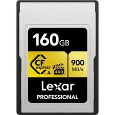 Image of Lexar 160GB Professional CFexpress Type A Card GOLD Series
