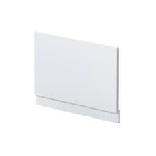 Image of 800mm Straight Reversible Bath End Panel & Plinth - Satin White