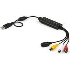 Image of Startech Usb Video Capture Adapter Cable S-Video/Composite To Usb 2.0 Twain Supp