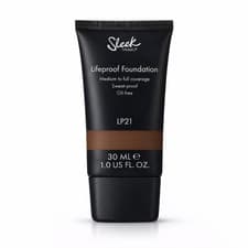 Image of Sleek MakeUP Lifeproof Foundation LP21 30ml Medium Full Coverage Sweat Proof Oil