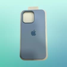 Image of Genuine Magsafe Silicone Case Cover Official Apple iPhone 15 PRO WINTER Blue