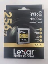 Image of Lexar 256GB Professional (1750MB/Sec) Type B Cfexpress Gold Series Memory Card
