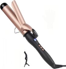 Image of Curling Wand 32mm Curling Tongs with Clip Large Barrel 230°C Curling Iron