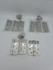 Image of 9 X ECLIPSE PK854 STAINLESS STEEL HINGE 102MM X 76MM X 3MM SSS Fire Door