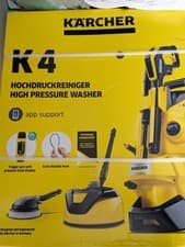 Image of Kärcher K4 Power Control Pressure Washer 130bar + Hose, Lance, Plug'n'Clean