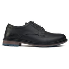Image of Hush Puppies Mens Julian Lace-Up Shoes Black