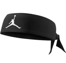 Image of Nike Jordan Head Tie Jumpman Black/White Unisex OSFM Adult NBA Basketball NCAA 1
