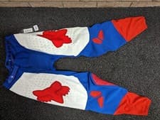 Image of Fox Airline Pilr Motocross Pants Adults Size 30 RRP £155 Blue Red