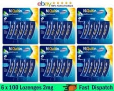 Image of NiQuitin Minis Mint Lozenges – 2 mg, 100 Minis –  Pack 6 Expiry 2027