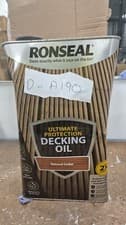 Image of Ronseal Ultimate Protection Decking Oil 5 Litre - Natural Cedar DAMAGED TIN
