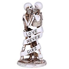 Image of Pacific Giftware Love Never Dies Skeleton Couple Resin Figurine