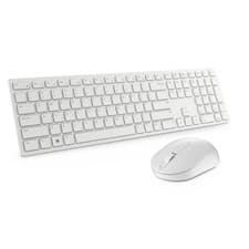 Image of DELL KM5221W-WH Keyboard & Mouse Set RF Wireless QWERTY White