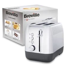 Image of Breville Edge Deep Chassis 2 Slice Toaster | Toasts All the Way to the Top