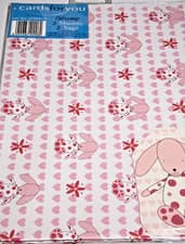 Image of GIft Wrapping Set. 4 x Sheets & 4 x Gift Tags. Size 70 x 50cms.