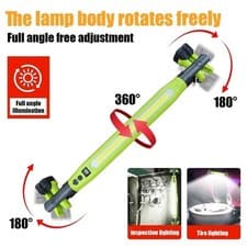 Image of Under Hood COB Work Light Bar Magnetic White/Red Light with Hooks USB Charging