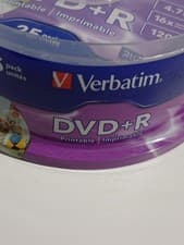 Image of Verbatim 4.7Gb 16x DVD+R Spindle, 25 pack