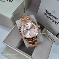 Image of NEW Vivienne Westwood Bloomsbury VV152RSRS Ladies Watch, With Gift Box & Tags!