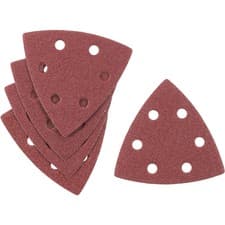 Image of Stanley Punched Hook and Loop Detail Sander Sheets 60g Pack of 5