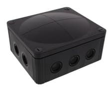 Image of Wiska Combi Junction Box Black 1210 160x140x81mm No Terminals 10101460 BK