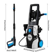 Image of Electric High Pressure Washer Portable Water High Power Jet Wash Car Patio Home