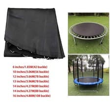 Image of Premium Trampoline Mat Jumping Pad Replacement Bounce Safely with V-Rings