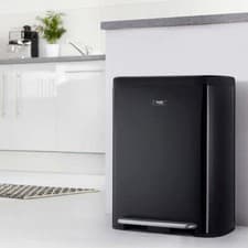 Image of Dual Recycling Pedal Bin 60L 2 Comartment Kitchen Rubbish Dustbin in 3 Colours