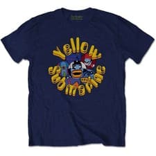 Image of The Beatles Yellow Submarine Baddies Official Mens T-Shirt