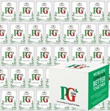 Image of PG Tips Individually Enveloped Tagged Tea Bags Sachets Classic Popular Black Tea
