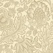 Image of Natural Wallpaper Cream Beige Taupe Ivory - Floral Check Stripe Marble