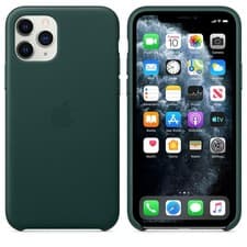 Image of Genuine / Official Apple iPhone 11 Pro Leather Case / Cover - Forest Green - New