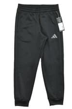 Image of Adidas 3 Stripe Tonal Jogger Black Pants Kids Youth Size S(8) New With Tags