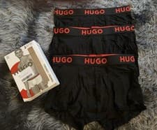 Image of Hugo Boss Men's 3-Pack Lyocell Stretch Trunks - Size S