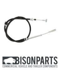 Image of REAR HAND BRAKE CABLE L1465MM/1140MM 5802235437 FITS IVECO DAILY (2006 ONWARDS)"