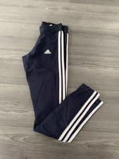 Image of ADIDAS Women's 3 Stripes Leggings - Legend Ink Blue size XS