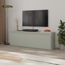 Image of SUNSET Low TV Unit – Compact Modern Media Console with Drop-Down Door
