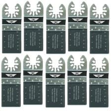 Image of 10x 35mm Bi-metal Blades For Dewalt Stanley Black & Decker Oscillating Multitool