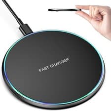 Image of 100W Fast Wireless Charger Charging Pad For Apple Samsung & iPhone &Universal UK