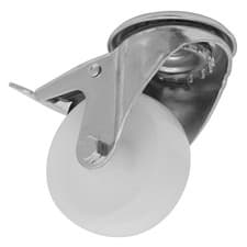 Image of Sealey Heavy-Duty Nylon Castor Wheel Bolt Hole with Total Lock �80mm - Trade SCW
