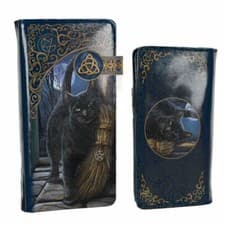 Image of Lisa Parker A Brush with Magick Embossed Purse 18.5cm